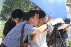 北京摄制组来示范园拍摄宣传片